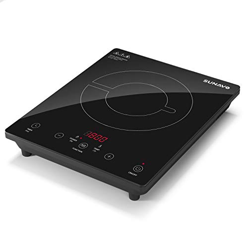 SUNAVO Portable Induction Cooktop with Timer