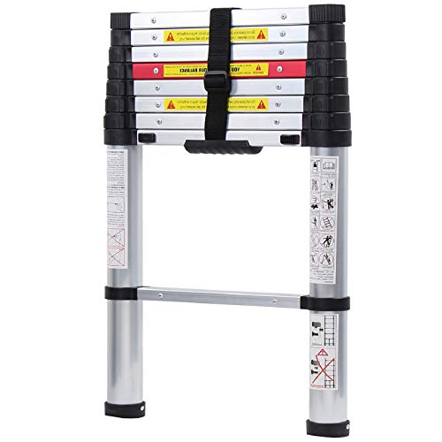 WolfWise 8.5FT Aluminum Telescopic Ladder