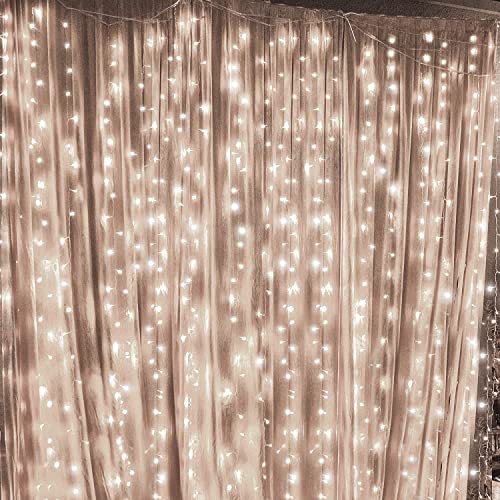Twinkle Star 300 LED Window Curtain String Light