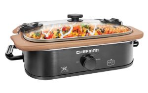 Chefman Natural Casserole Slow Cooker