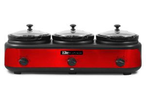 Elite Platinum Triple Slow Cooker Buffet Server